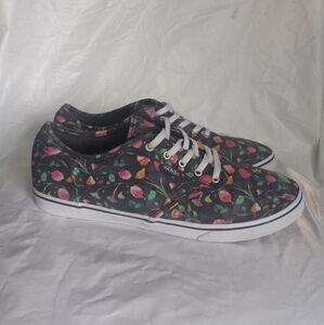 Vans Colorful Floral Printed Shoes  Women's Size 8